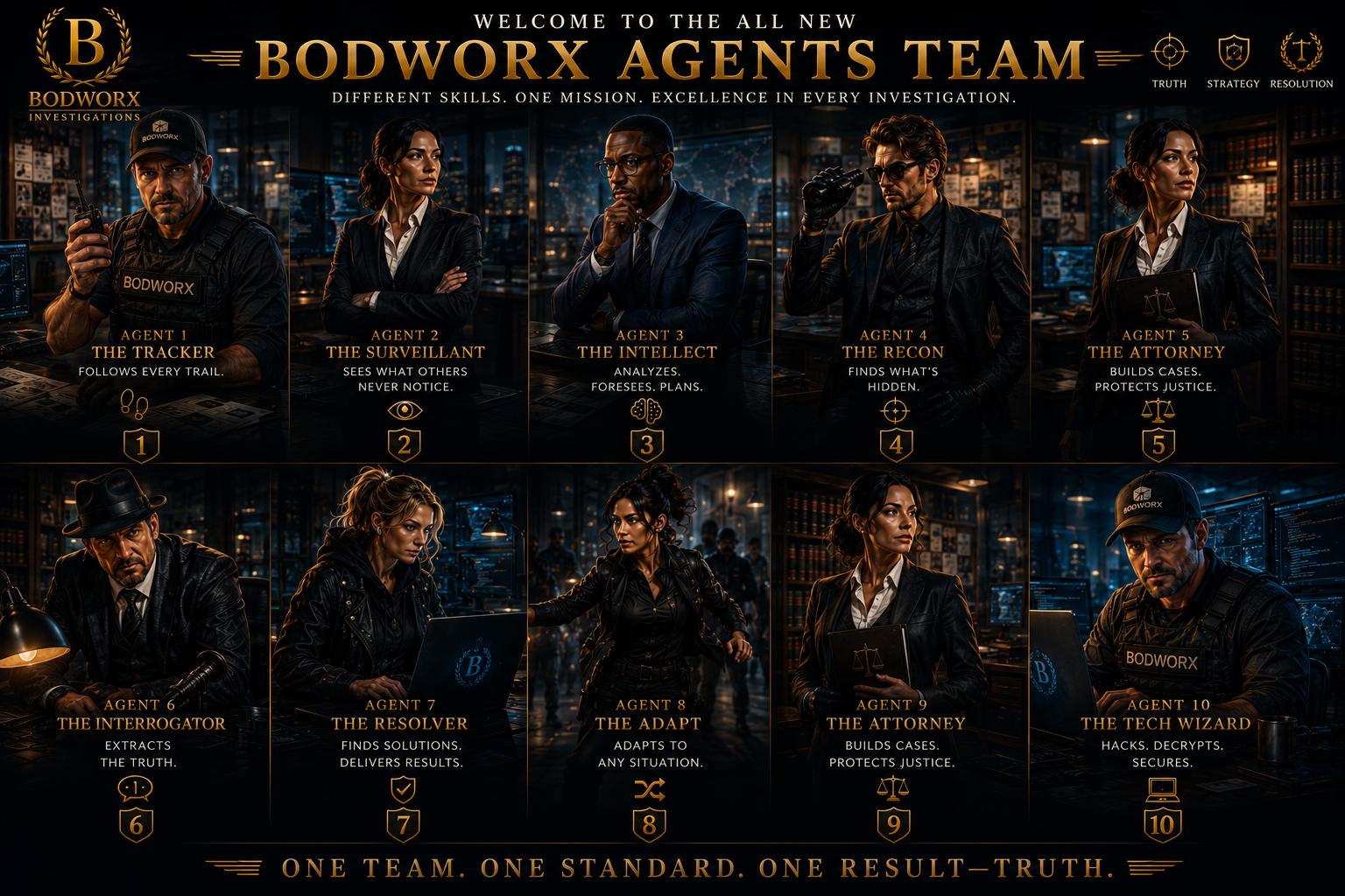 Approved BODWORX agents board